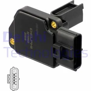 AF1049212B1 DELPHI Витратомір повітря (4 pin, картрідж) FORD MONDEO III 2.2D 09.04-03.07