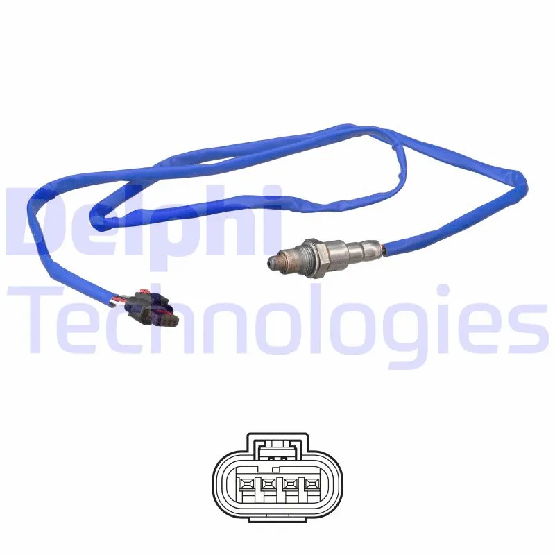 ES2112312B1 DELPHI Лямбда-зонд (760мм) FORD C-MAX II, FOCUS III, GRAND C-MAX, KUGA II, TOURNEO CONNECT V408 NADWOZIE WIELKO, TRANSIT CONNECT V408 1.0/1.0ALK/1.5 02.12-