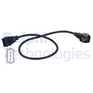 AS10203 DELPHI Датчик детонації AUDI A4 B5, A6 C4, A6 C5, A8 D2, ALLROAD C5  SKODA SUPERB I  VW PASSAT B5, PASSAT B5.5 2.4-4.2 12.95-03.08
