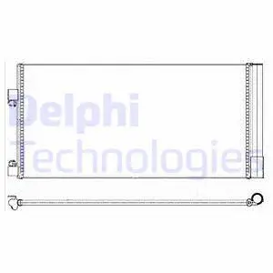 TSP0225638 DELPHI Радиатор кондиционера