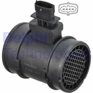 AF1019312B1 DELPHI Витратомір повітря (4 pin, модуль) ALFA ROMEO 156  CADILLAC BLS  CHEVROLET CAPTIVA, LACETTI, NUBIRA  FIAT CROMA, GRANDE PUNTO, IDEA  LANCIA MUSA  OPEL ANTARA A, ASTRA G, ASTRA H 1.3D-2.0D 11.02-