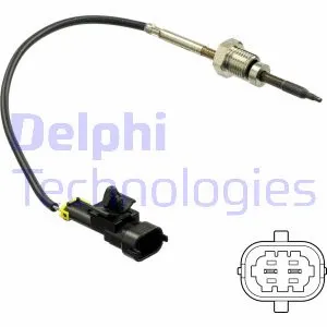 TS30205 DELPHI Датчик температури вихлопних газів (перед каталізатором) CHEVROLET CAPTIVA, EPICA  OPEL ANTARA A 2.0D 08.06-