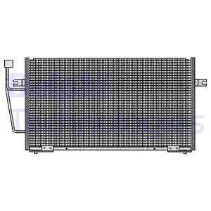 TSP0225204 DELPHI Радиатор кондиционера
