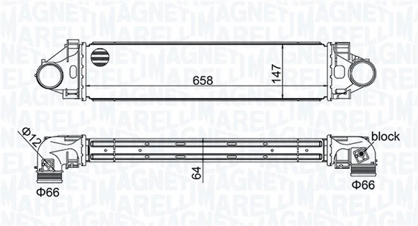 351319205940 MAGNETI MARELLI Интеркулер