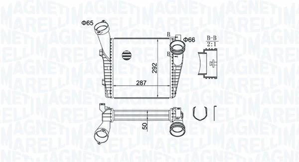 351319204400 MAGNETI MARELLI Интеркулер