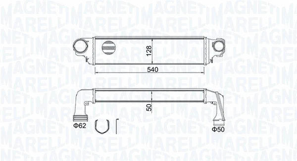 351319204590 MAGNETI MARELLI Интеркулер
