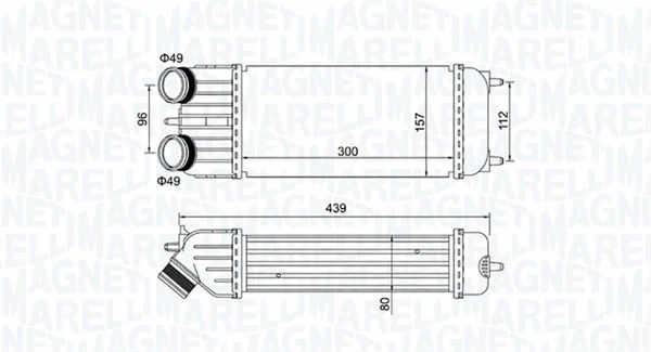 351319204250 MAGNETI MARELLI Интеркулер