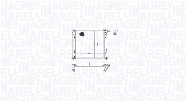 350213216200 MAGNETI MARELLI Радиатор двигателя