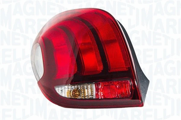 714081321002 MAGNETI MARELLI Rear lamp R (P21/5W/P21W/W5W, indicator colour white, glass colour red/white, with fog light, reversing light) fits: PEUGEOT 108 05.14-
