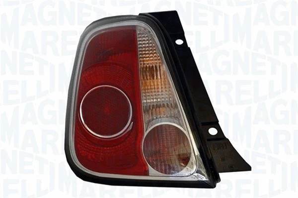714027040787 MAGNETI MARELLI Ліхтар задній Лів (P21W/RY10W, рамка чорн) ABARTH 500 / 595 / 695, 500C / 595C / 695C, FIAT 500 -07.15