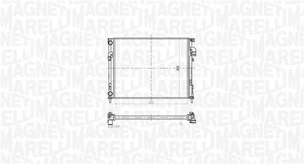 350213181600 MAGNETI MARELLI Радиатор двигателя