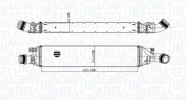 351319205600 MAGNETI MARELLI Интеркулер